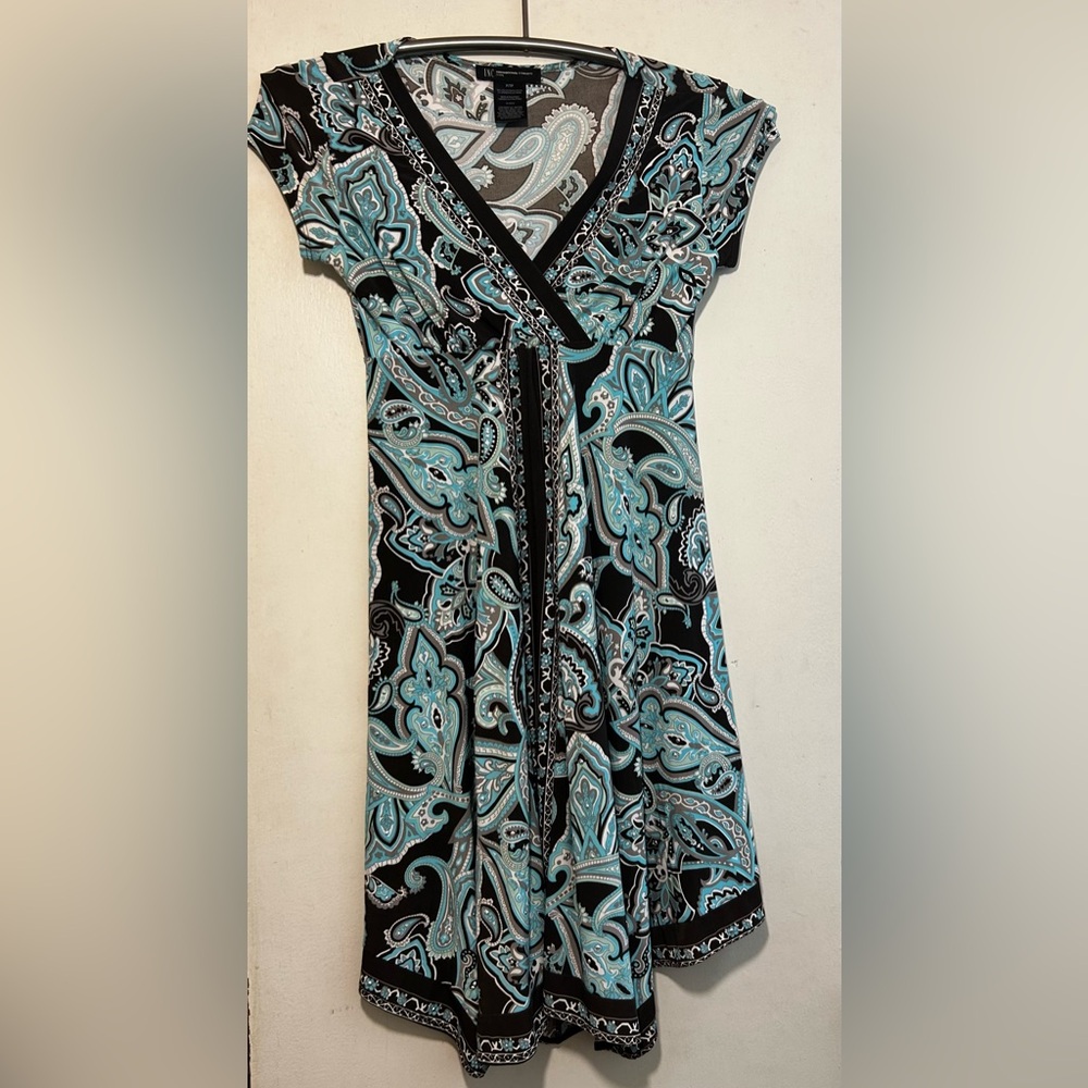 INC Babydoll dress. Asymmetric hem. Fairy. Size S Petite.